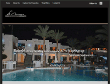 Tablet Screenshot of lemiragehotels-resorts.com